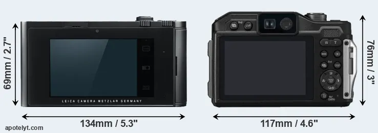 Comparison T Typ 701 or TS7 rear