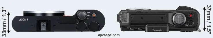 Compare T Typ 701 versus TS7 top