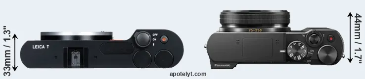 Compare T Typ 701 versus ZS100 top