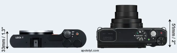 Compare T Typ 701 versus MX-1 top
