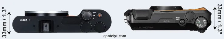 Compare T Typ 701 versus WG-6 top