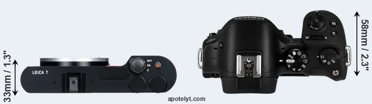 Compare T Typ 701 versus NX30 top