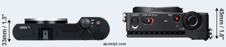 Compare T Typ 701 versus fp L top