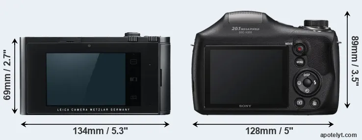 Comparison T Typ 701 or H300 rear