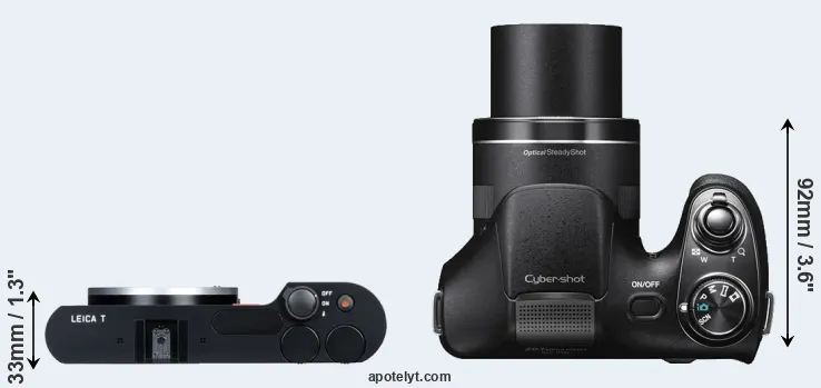 Compare T Typ 701 versus H300 top