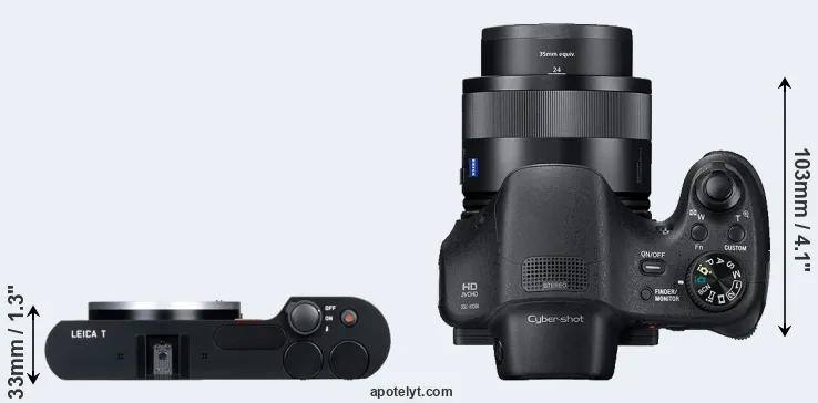 Compare T Typ 701 versus HX350 top