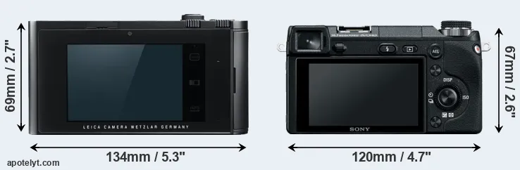 Comparison T Typ 701 or NEX-6 rear