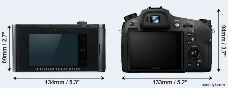 Comparison T Typ 701 or RX10 III rear