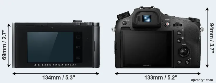 Comparison T Typ 701 or RX10 IV rear