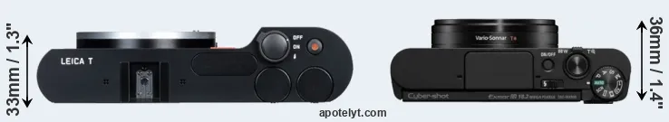 Compare T Typ 701 versus WX800 top