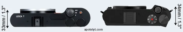 Compare T Typ 701 versus M1 top