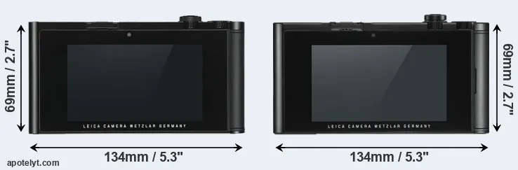 Comparison TL or TL2 rear