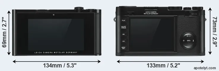 Comparison TL or X Typ 113 rear