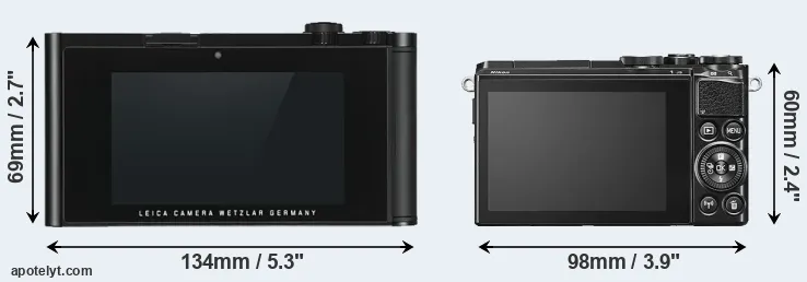 Comparison TL or J5 rear