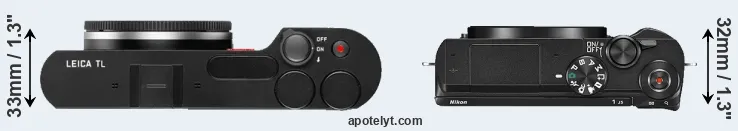 Compare TL versus J5 top