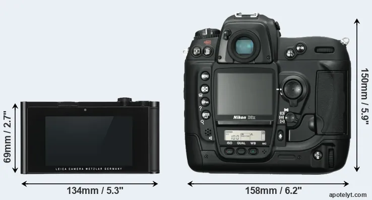 Comparison TL or D2X rear