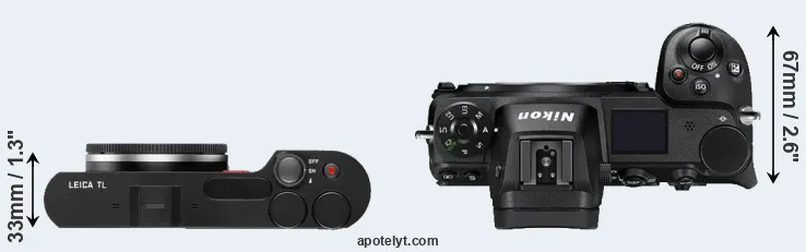 Compare TL versus Z7 top