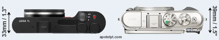 Compare TL versus E-PL9 top