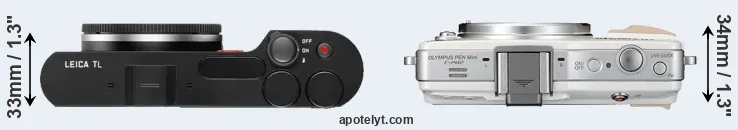 Compare TL versus E-PM2 top