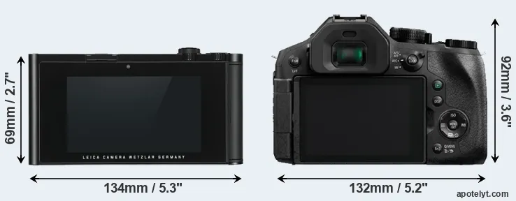 Comparison TL or FZ300 rear