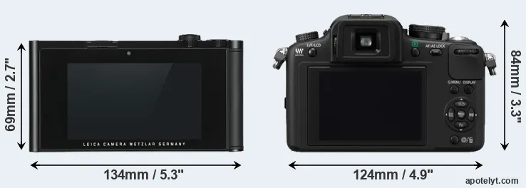 Comparison TL or G10 rear