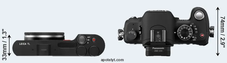 Compare TL versus G10 top