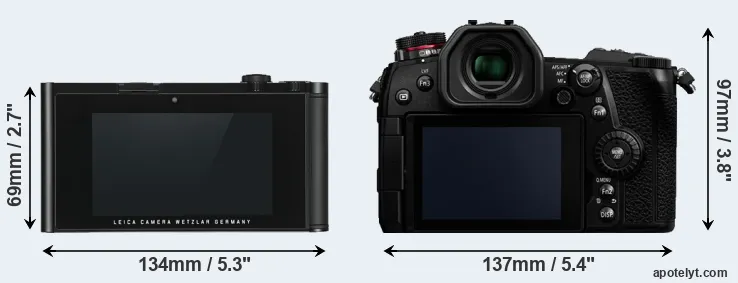 Comparison TL or G9 rear