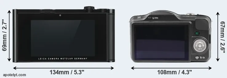 Comparison TL or GF3 rear