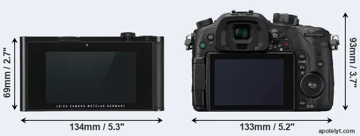 Comparison TL or GH4 rear