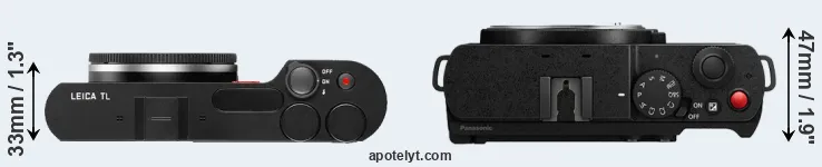 Compare TL versus S9 top