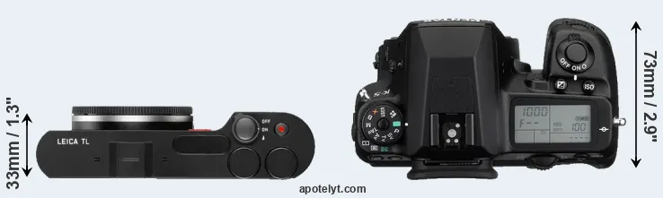 Compare TL versus K-5 top