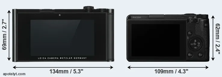Comparison TL or GR III rear