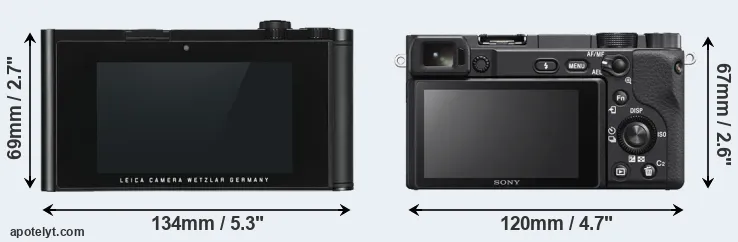 Comparison TL or A6400 rear