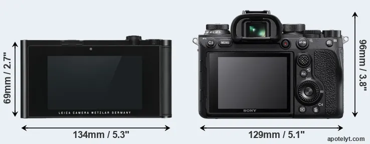Comparison TL or A9 II rear