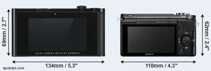 Comparison TL or NEX-3N rear