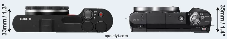 Compare TL versus NEX-3N top
