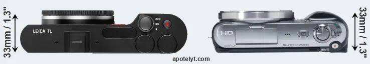 Compare TL versus NEX-C3 top