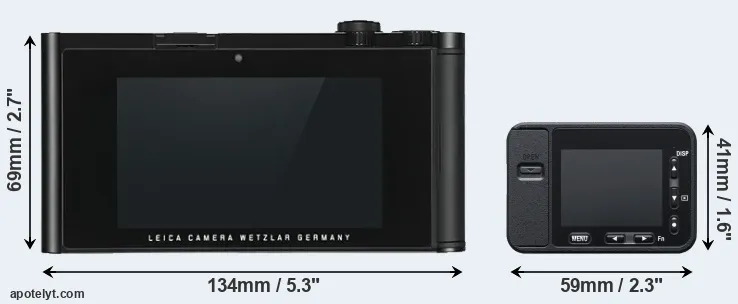 Comparison TL or RX0 rear