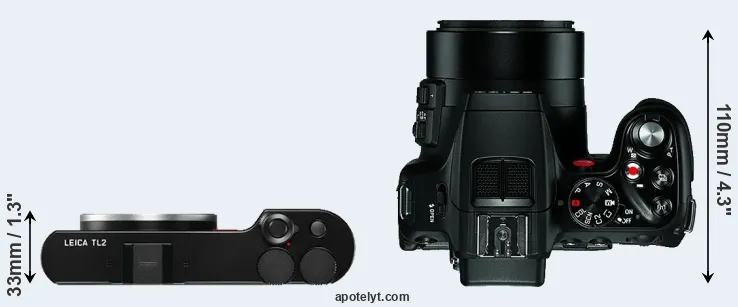 Compare TL2 versus V-LUX 4 top