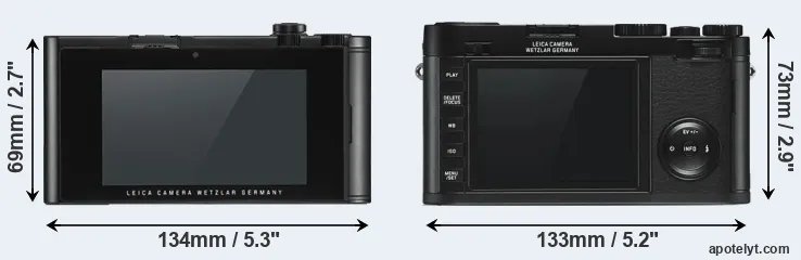 Comparison TL2 or X Typ 113 rear