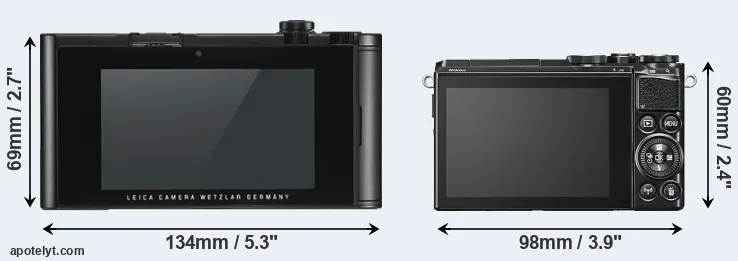 Comparison TL2 or J5 rear