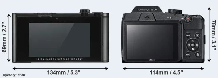Comparison TL2 or B500 rear