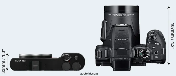 Compare TL2 versus B700 top