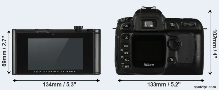 Comparison TL2 or D50 rear