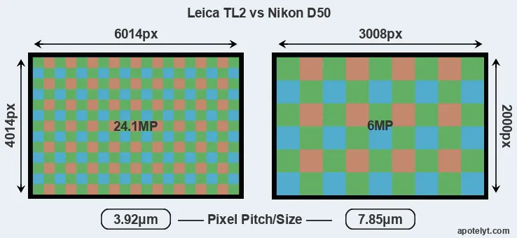 TL2 versus D50 MP