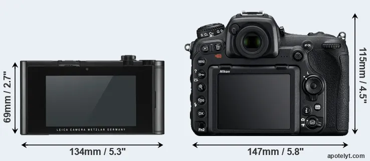 Comparison TL2 or D500 rear