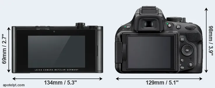 Comparison TL2 or D5200 rear