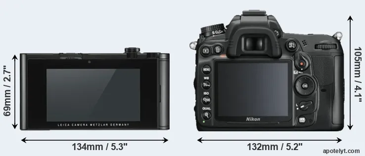 Comparison TL2 or D7000 rear