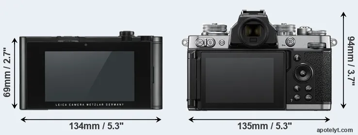 Comparison TL2 or Z fc rear