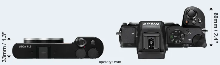 Compare TL2 versus Z50 top